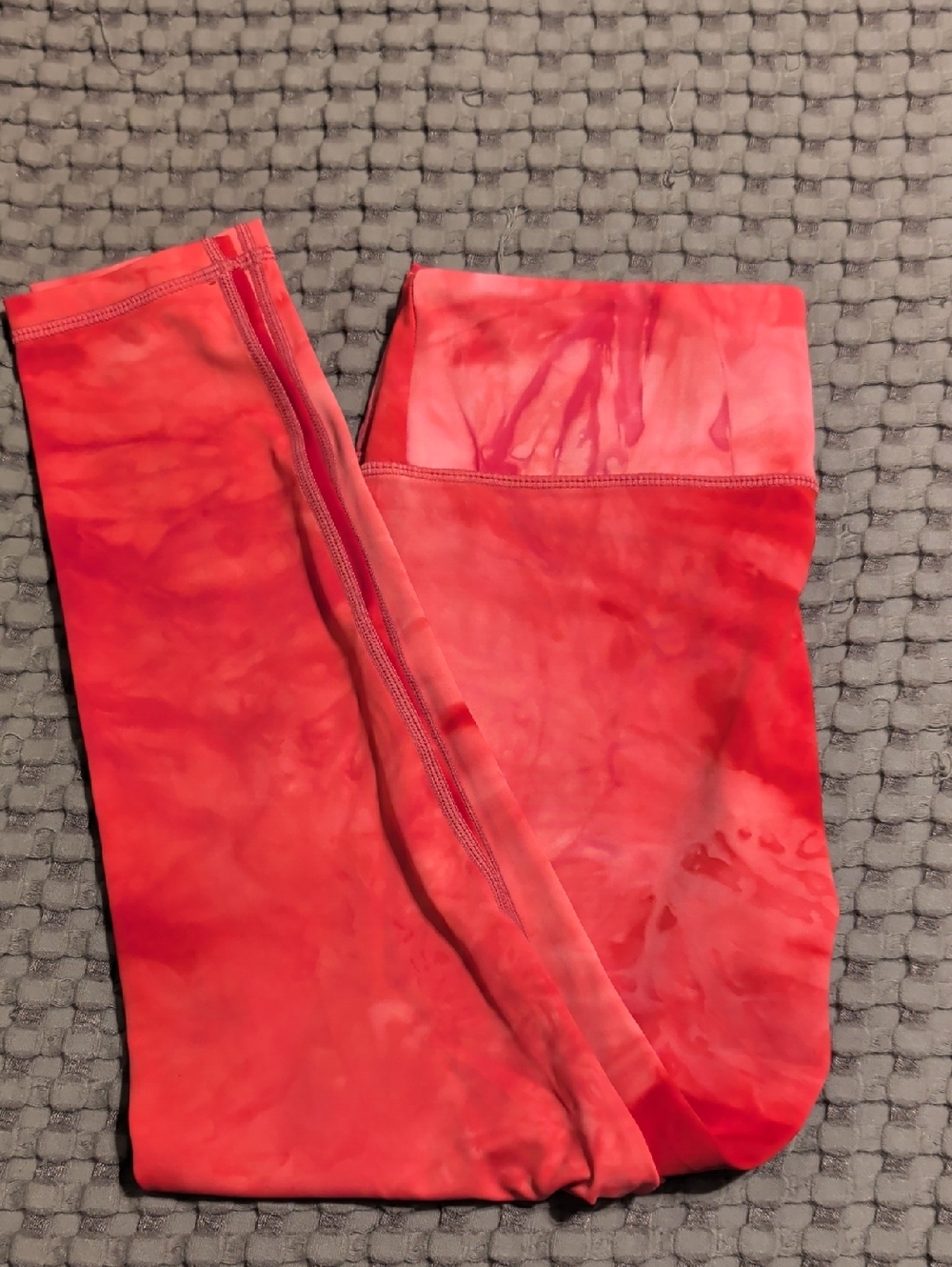 ZYIA Kids Pink Tie-Dye Active Leggings Capri Length